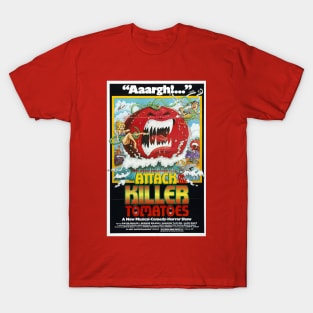 Classic (?) Science Fiction Movie Poster - Attack of the Killer Tomatoes T-Shirt